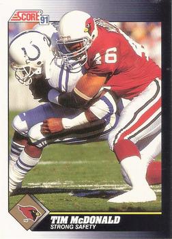 Tim McDonald Phoenix Cardinals 1991 Score NFL #514